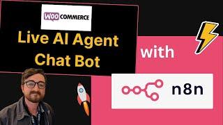 Create AI Live Chat Agent for WooCommerce with n8n