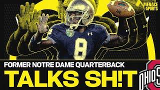 Former Notre Dame QB Malik Zaire Trash Talking Ohio State Football Star Will Howard