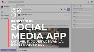 Portfolio - (Flybird) Social Media App - Laravel 11