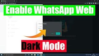 How To Enable Dark Mode On WhatsApp Web | Dark Mode On WhatsApp Web[2020]