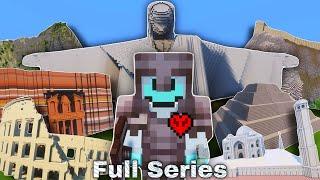 I build 7 Wonders of the World in Minecraft Hardcore [Full Series]