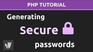 How to write a function to generate a secure, random, password with php.