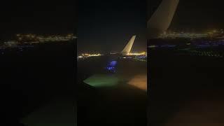 American Airlines 737-800 Night Takeoff from Orlando International Airport (MCO)