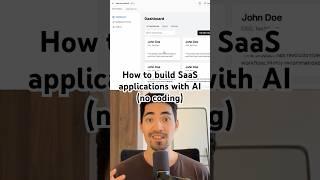 How to build SaaS applications with AI (no coding)