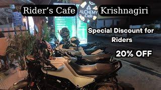 Alchemy Cafe Krishnagiri | Special Discount for ALL Riders | Dominar 400 | Night Ride