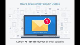 How to Configure Company Email in Outlook | Setup Work Email in Outlook