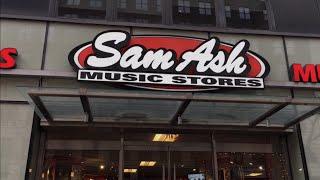 Visit Sam Ash Music Store New York City