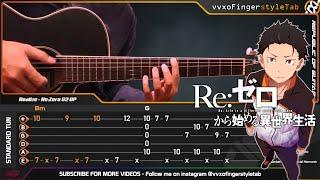 Realize - Re:Zero S2 OP - Fingerstyle Guitar Cover (TABS Tutorial) 「Re:ゼロ S2 OPテーマ」