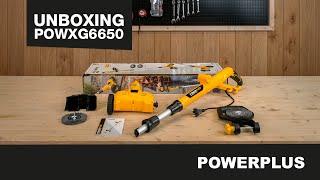 POWERPLUS -  POWXG6650 Onkruidborstel Unboxing