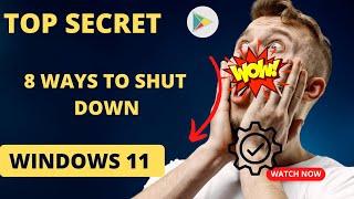 8 ways to shutdown your Pc