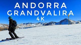 Andorra Grandvalira Skiing 2024 | 4K UHD