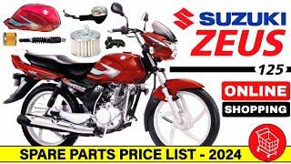 Suzuki ZUES 125 Spare Parts Price  Online Shopping  All INDIA  Home Delivery  +91 98932 35053