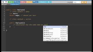 Java Classes Lesson 01) Class Basics