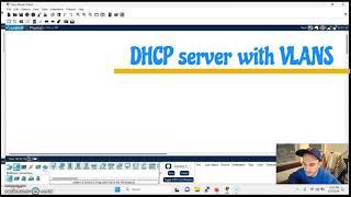 DHCP SERVER WITH VLANS - Packet Tracer Lab!