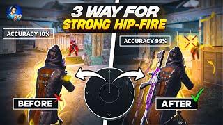 3 Way for strong hip fire in close combat | Best jiggle movement for close range (BGMI)