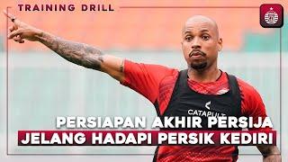 Persiapan Akhir Persija Jelang Hadapi Persik Kediri di Stadion Pakansari | Training Drill