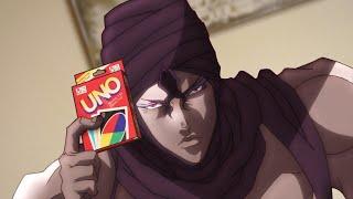 Jojo's Bizarre Uno Game - Battle Tendency (JJBA in real life)