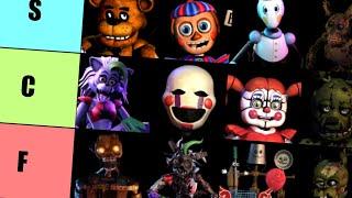 Ranking Every Single FNAF Animatronic...