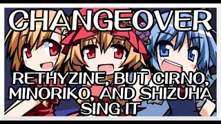 Changeover - Rethyzine [Touhou Mix] / but Cirno, Minoriko, and Shizuha sing it - FNF Covers