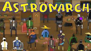 Astronarch game (rogue like auto battler game)