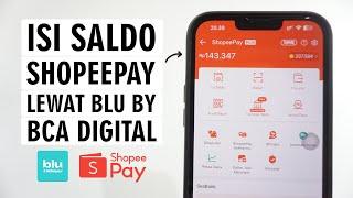 Cara Top Up/Isi Saldo Shopeepay Melalui blu by BCA Digital