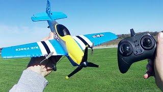 KFPlan KF602 3 Channel P51 Mustang RC Plane Flight Test Review