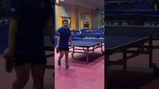 Smash against topspin in table tennis – technique and power in action!