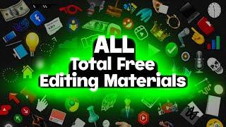 High Quality FREE Editing Materials for YouTube VIDEOS!!