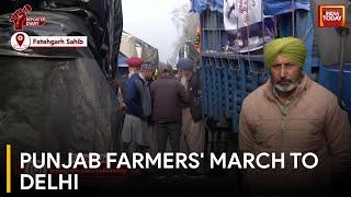 Prepared for Long Haul, Punjab Farmers March to Delhi After Failed Talks | Farmers' Protest News