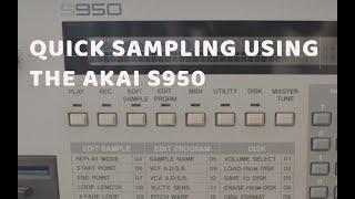 How I use the Akai S950 and MPC 3000 to quickly sample & flip jazzy lo-fi beats