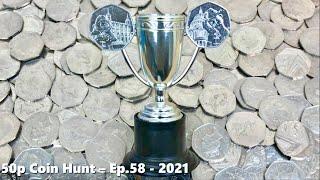 I WON!!  WINNER WINNER, MINTAGE FIGURE | £100 50p COIN HUNT Book 1 Ep.58 - 2021