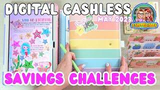 Digital Savings Challenges | May 2023 | Free Printable Game