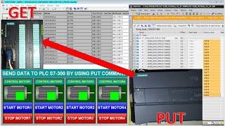How to send any data from PLC S7-1200 to PLC S7-300 full tutorial