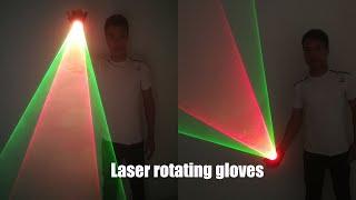 Laser Vortex Gloves Auto Green Rotating Vortex Laser Glove for Dance Party DJ Club Laser Show