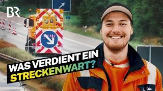 Die Autobahn ist sein Arbeitsplatz! Gehalt als Streckenwart I Lohnt sich das? I BR