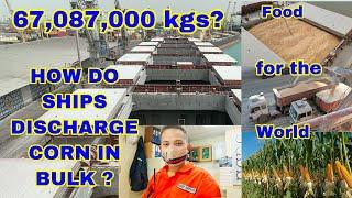HOW DO CARGO SHIPS DISCHARGE CORN IN BULK | PRECAUTIONS | CHIEF Red SEAMAN VLOG EP.10