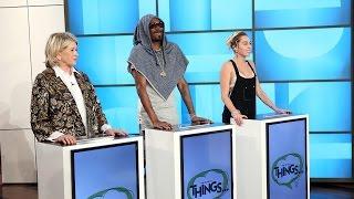 'The Game of THINGS' with Miley Cyrus, Martha Stewart and Snoop Dogg