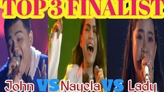 JOHN VS NAYELA VS LADY | TOP 3 FINALIST | SINO ANG NANGINGIBAW NA BOSES?