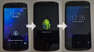 Updating the Nexus 4 to Android 5!