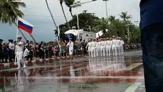 Прощание славянки или русские моряки в Таиланде на параде