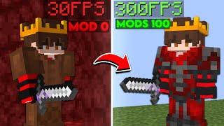 Best Fps Mods for pojavlauncher || I Installed 50 Mods In My Minecraft And This Happened 