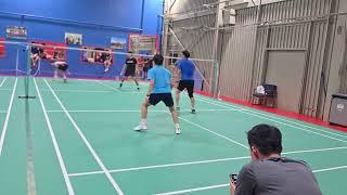 badminton coach Linga vs Vinson Chiu