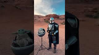 This photoshoot was straight out of The Mandalorian ️️