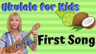 Ukulele for Kids  Learn Your Very First Song -One Chord Song