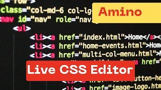 Learn How to Edit CSS Live to Any Website | Amino Chrome Extension