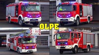 [FEUER 2] - Alarm FREIWILLIGE FEUERWEHR OLPE! | HLF 20, DLK 23/12, LF 20, LF 20-KatS + MTW & KdoW