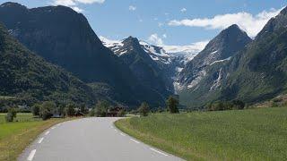 Oldedalen from Stryn (Norway) - Indoor Cycling Training