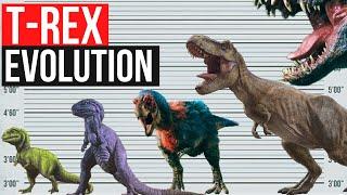 T-rex Evolution 1900 - 2022 | Jurassic Park, Jurassic World Dominion