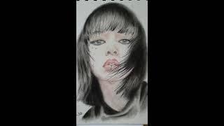 Drawing Lisa with marco pencils - Tự học vẽ chân dung Lisa Blackpink