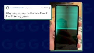Pixel 7 Pro 'Screen flashing green' issue comes to light, Google offering replacements